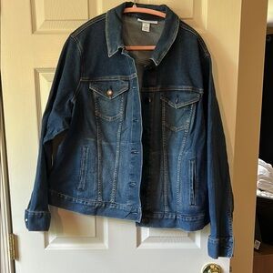 Lane Bryant Blue Classic Jean Jacket